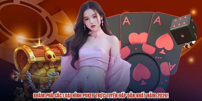 Khám phá các loại hình poker trực tuyến hấp dẫn nhất năm 2026
