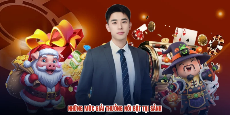Những mức giải thưởng nổi bật tại sảnh